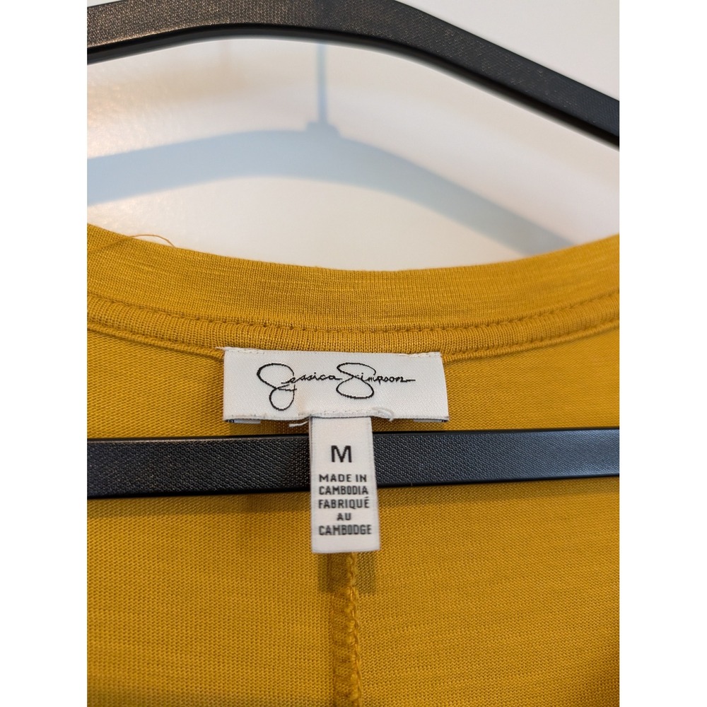 Jessica Simpson mustard yellow t-shirt dress - Picture 3 of 4